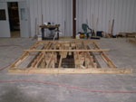 Sun Manufacturing Company move - Foundations for the machines