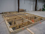 Sun Manufacturing Company move - Foundations were needed for all the machines