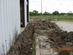 Sun Manufacturing Company move - Preparation for Septic tank